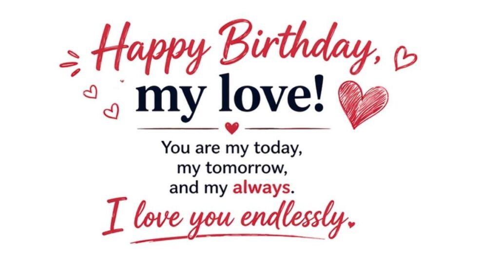 Romantic Birthday Wishes for Boyfriend