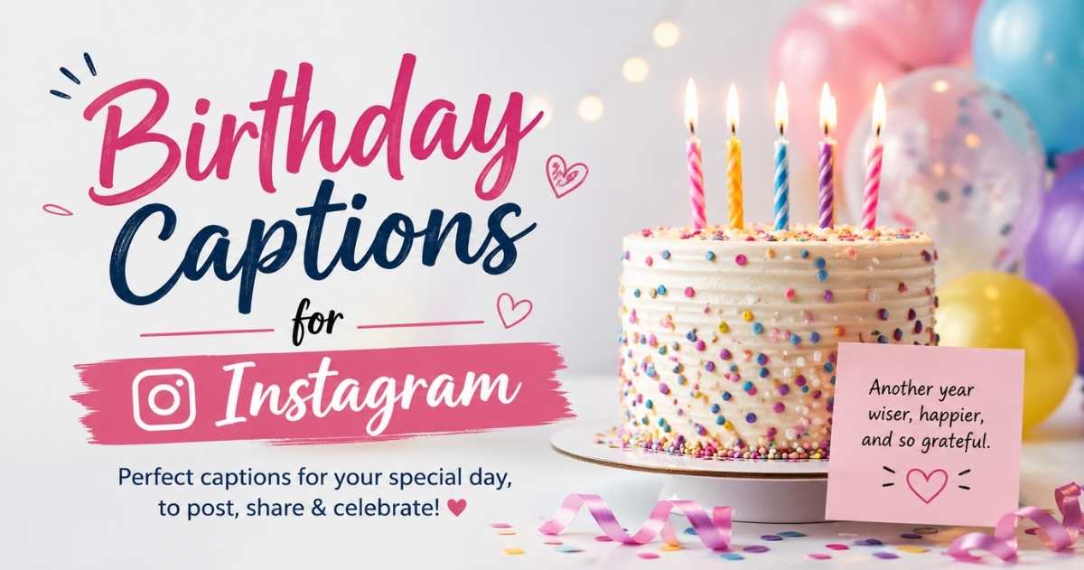 Birthday Captions for Instagram 