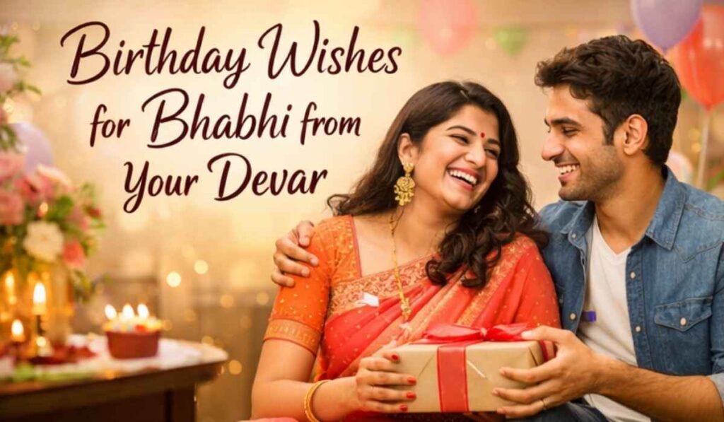 birthday wishes for bhabhi from nanad and devar - family presenting birthday cake to bhabhi
