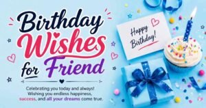birthday wishes for friend