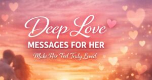 Deep love messages for her emotional romantic texts