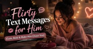 Flirty Text messages for him 