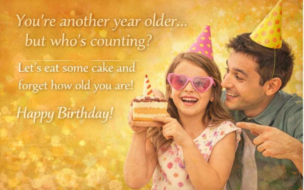 Funny Birthday Wishes for Daughter