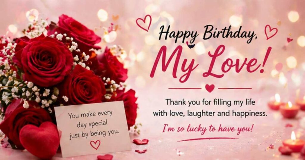 happy birthday to my love 