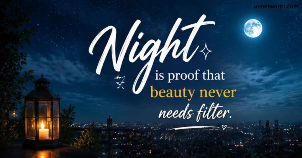 Dreamy night captions aesthetic city lights collage