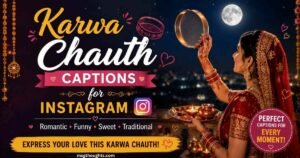 Best Karwa Chauth Captions For Instagram