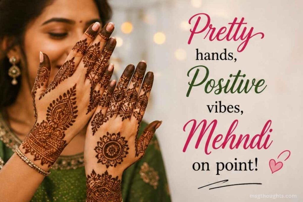 Mehndi Captions for Instagram in English