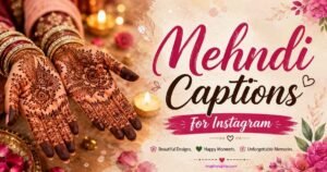 Best Mehndi Captions for Instagram
