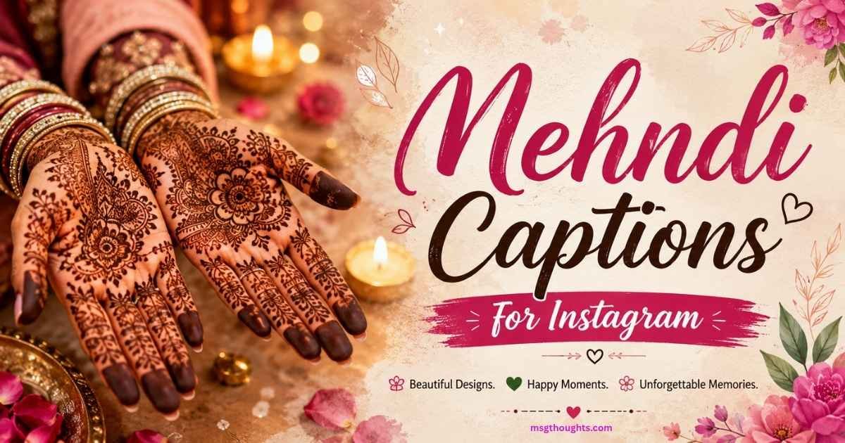 Best Mehndi Captions for Instagram