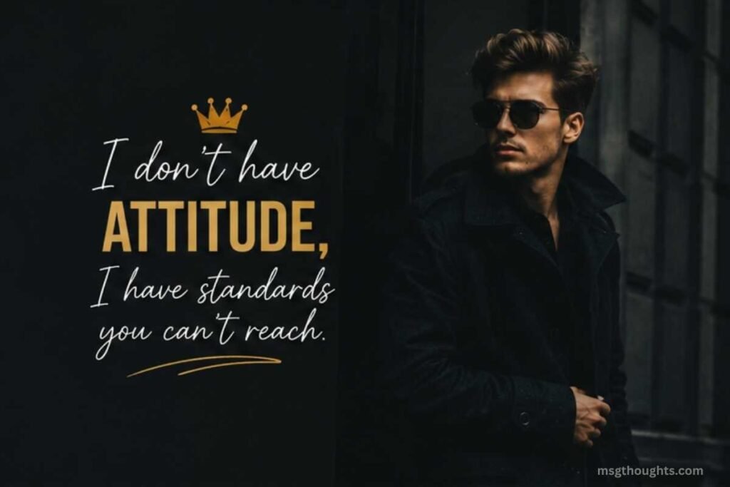Classy Attitude Captions for Instagram