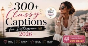 best classy captions for instagram
