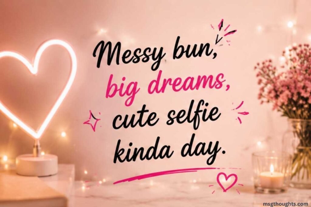 Cute Captions for Instagram Selfies