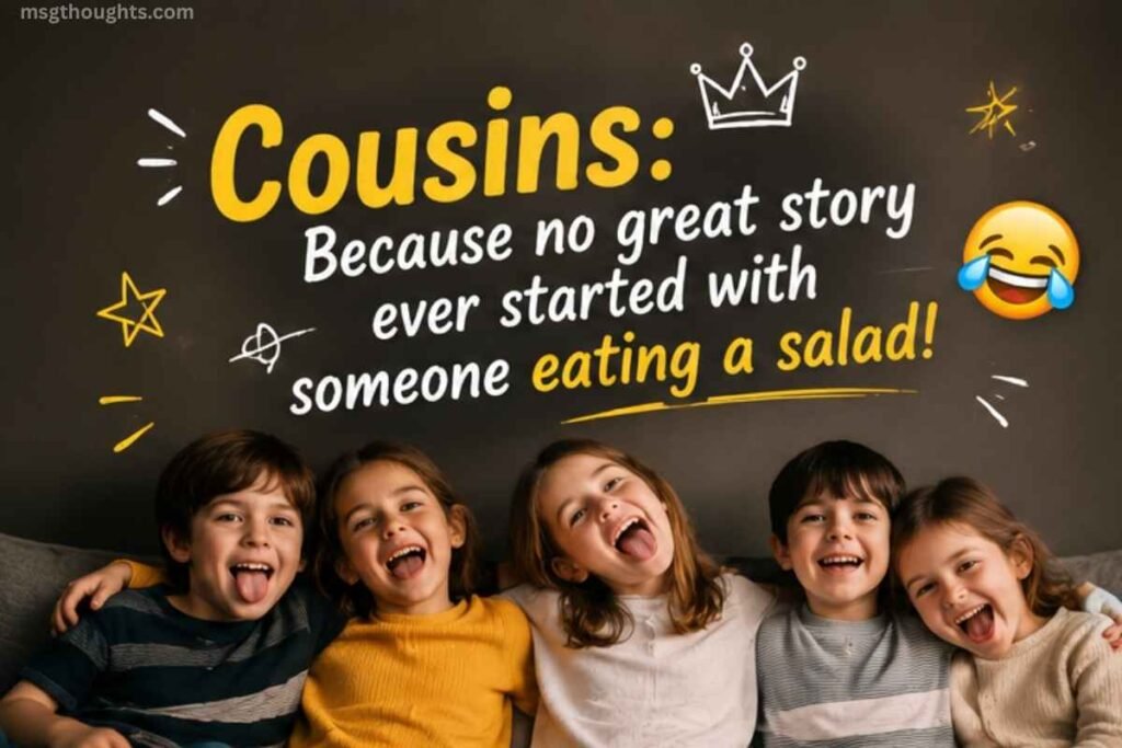 Funny Cousins Captions for Instagram