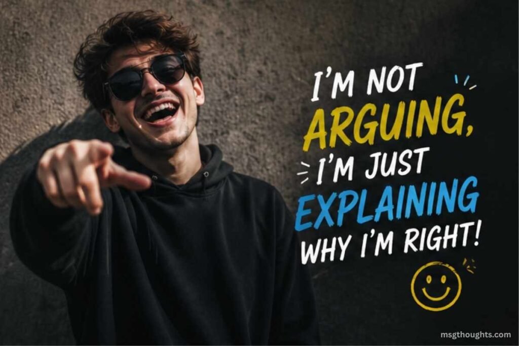 Funny Attitude Captions for Instagram