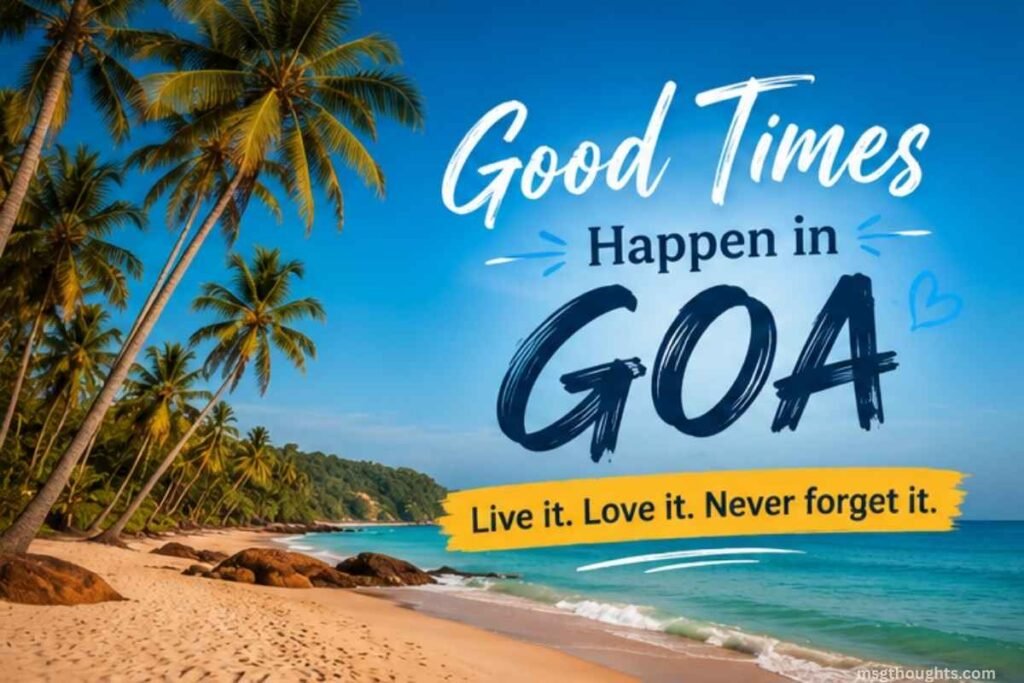 Goa Beach Captions for Instagram