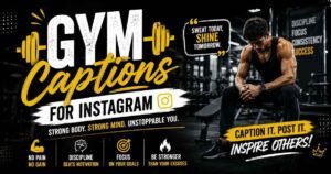 gym captions for instagram