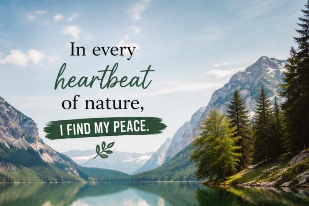 Nature Peace Captions for Instagram
