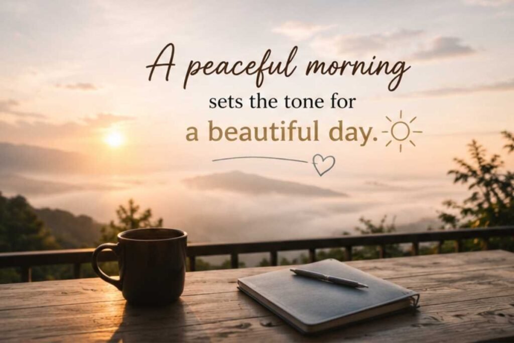 Peace Captions for Instagram Morning Posts