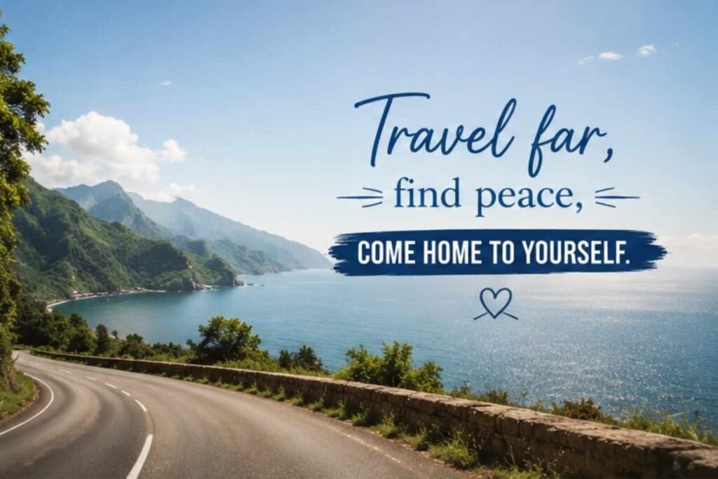 Peace Captions for Instagram Travel Posts