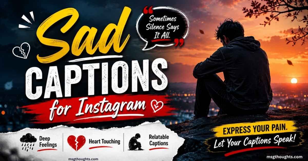 Sad Captions for Instagram