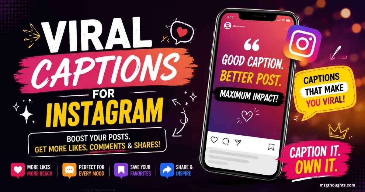 Best Viral Captions For Instagram