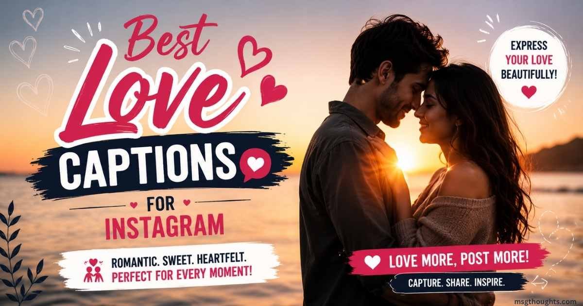 best love captions for instagram in 2026