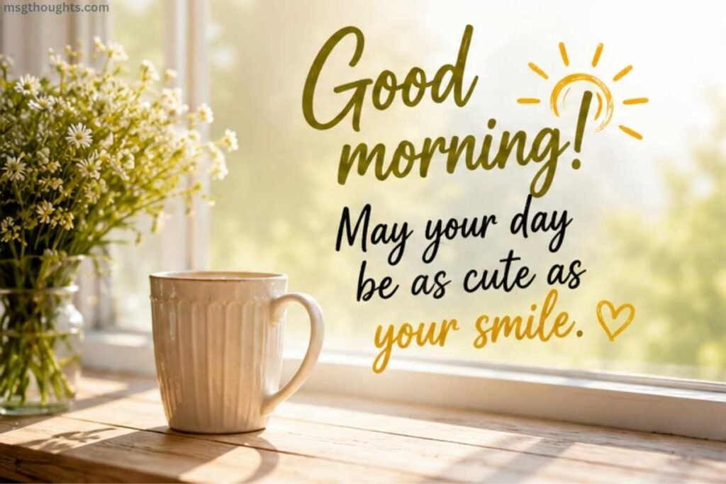 Cute Morning Captions for Instagram