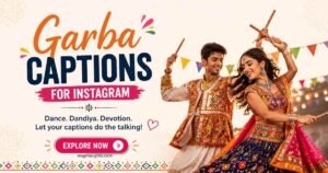 Garba Captions for Instagram