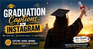 best graduation captions for Instagram