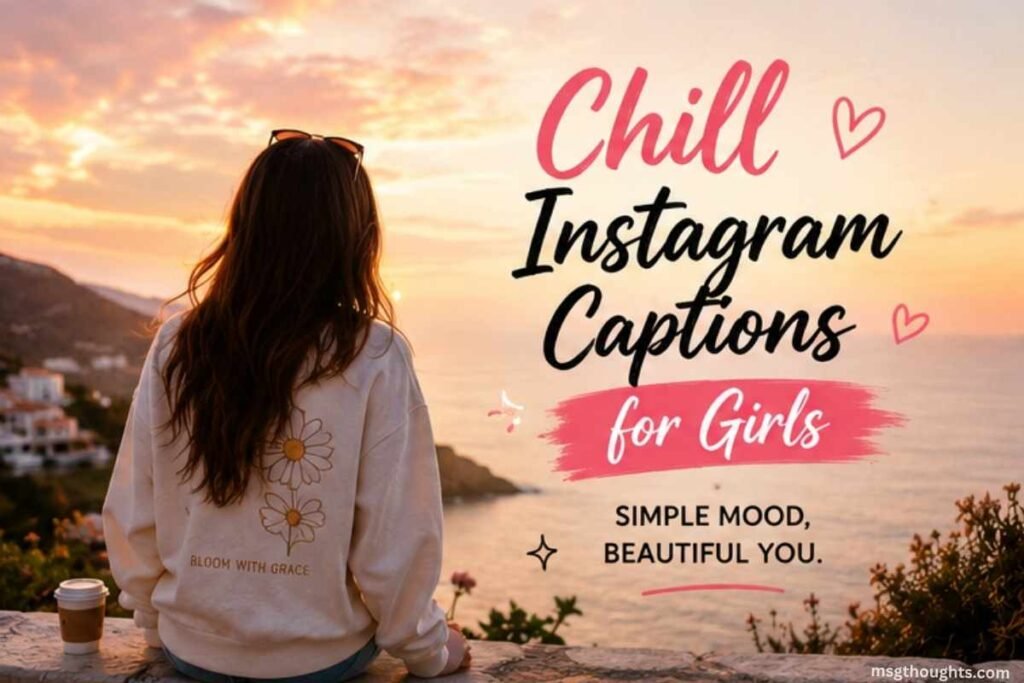 Chill Instagram Captions for Girls