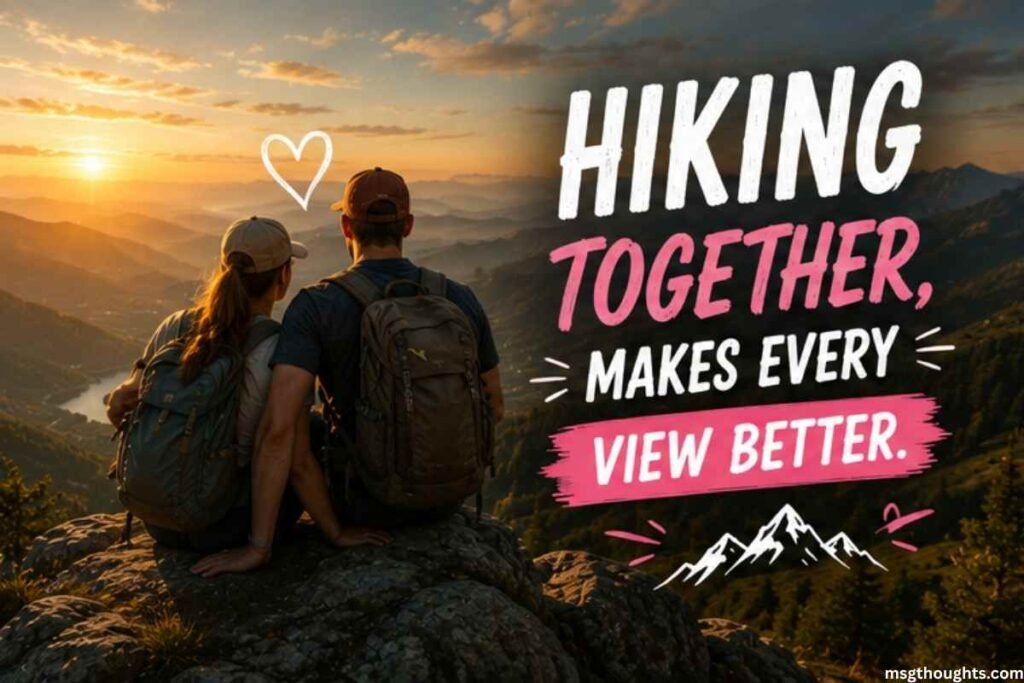 Couple Hiking Captions