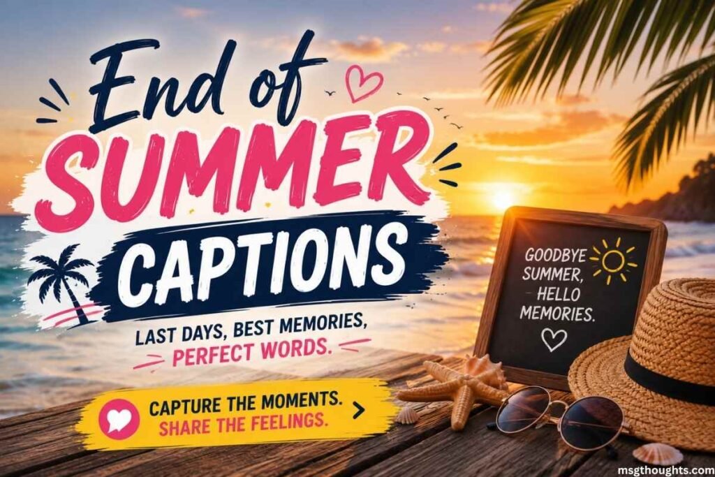 End of Summer Captions