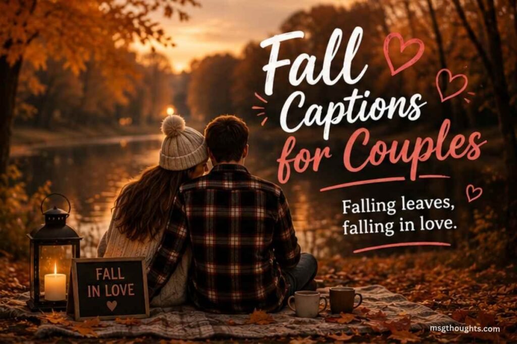 Fall Captions for Couples