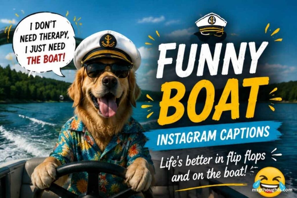 Funny Boat Instagram Captions