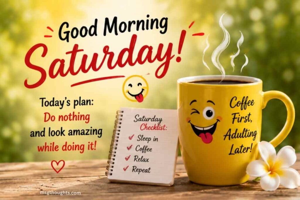 Funny Good Morning Saturday Messages