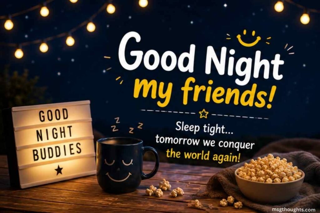 Funny Good Night Messages for Friends