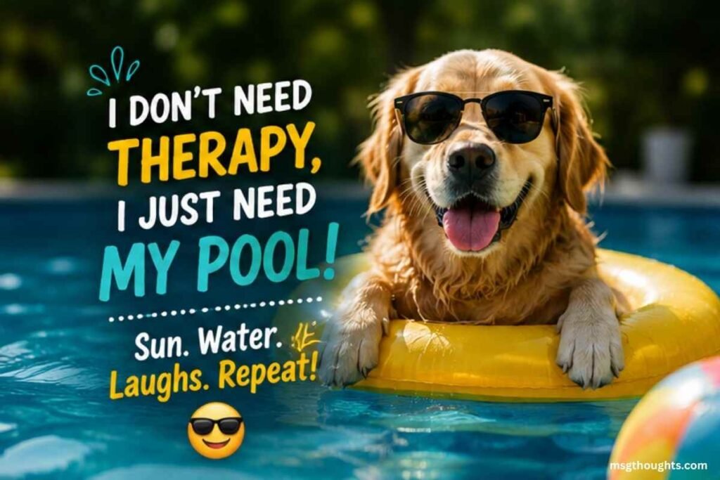 Funny Pool Captions