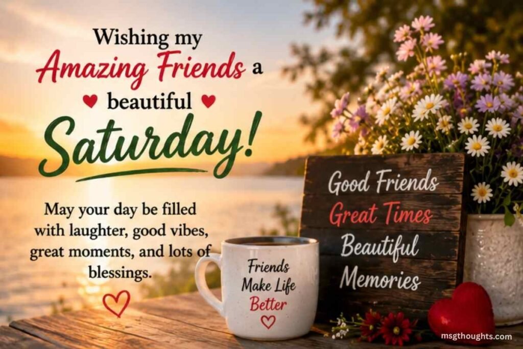 Good Morning Saturday Blessings for Friends