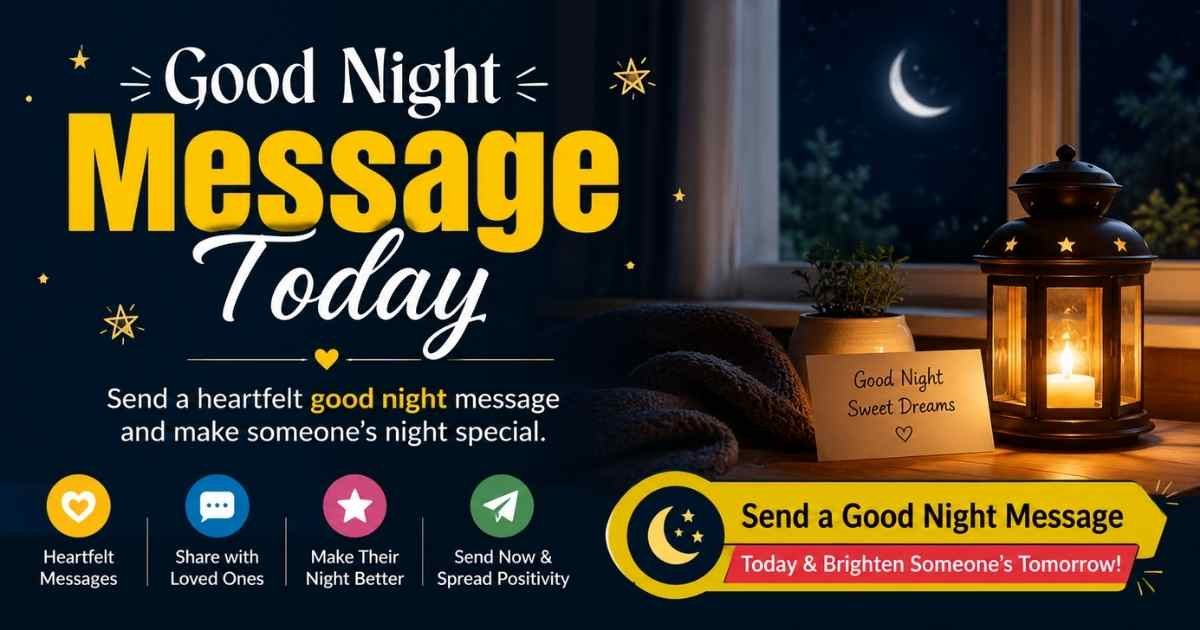 200+ good night message today