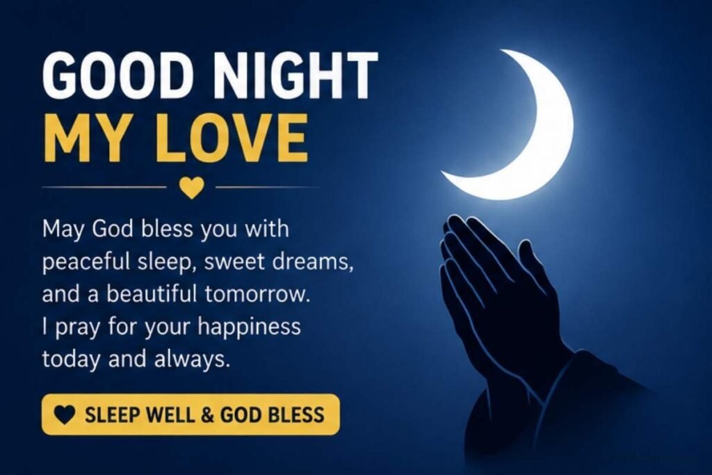 Good Night Prayer Wishes for Lover
