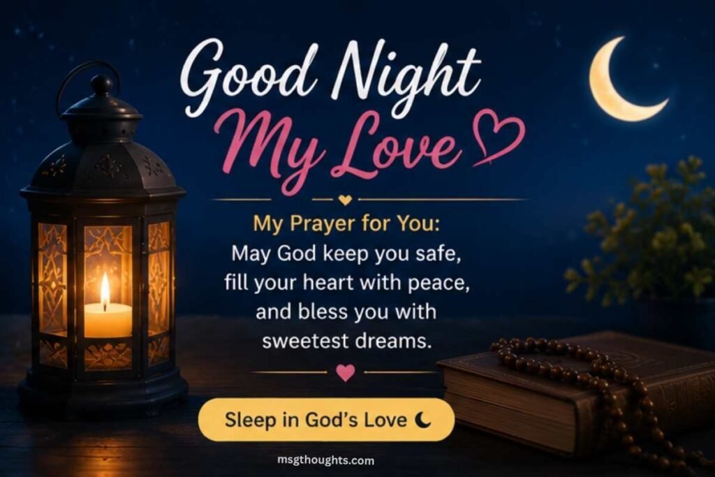Good Night Prayer for Wife