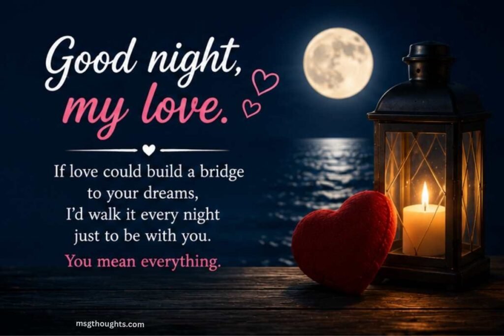 Good Night Love Messages for Someone Special