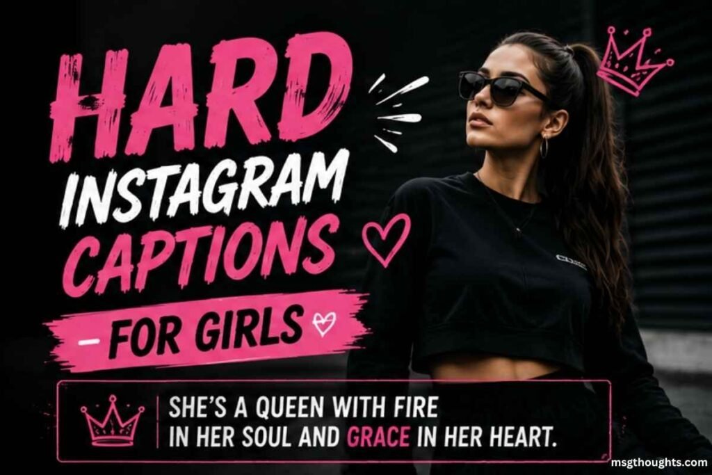 Hard Instagram Captions for Girls
