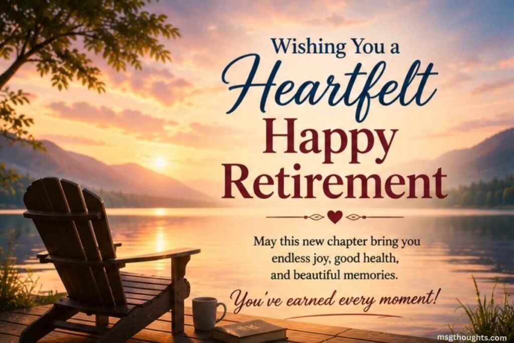 Heartfelt Happy Retirement Wishes