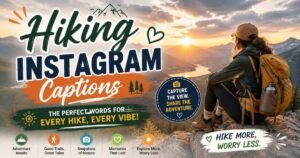 hiking instagram captions
