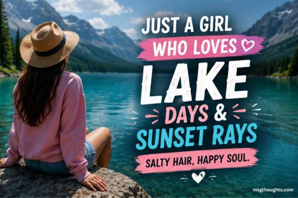 Lake Instagram Captions for Girl