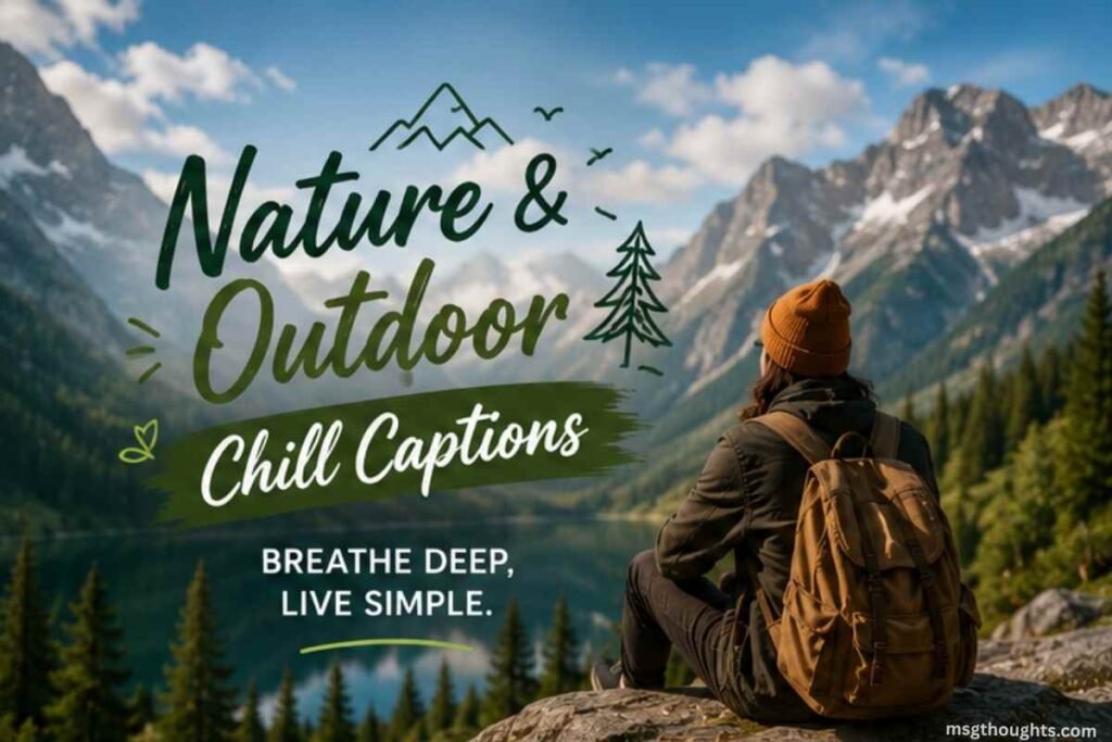 Nature & Outdoor Chill Captions
