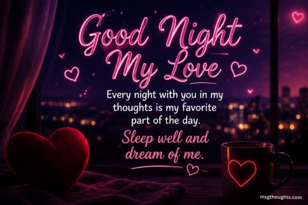 Romantic Good Night Messages for Boyfriend