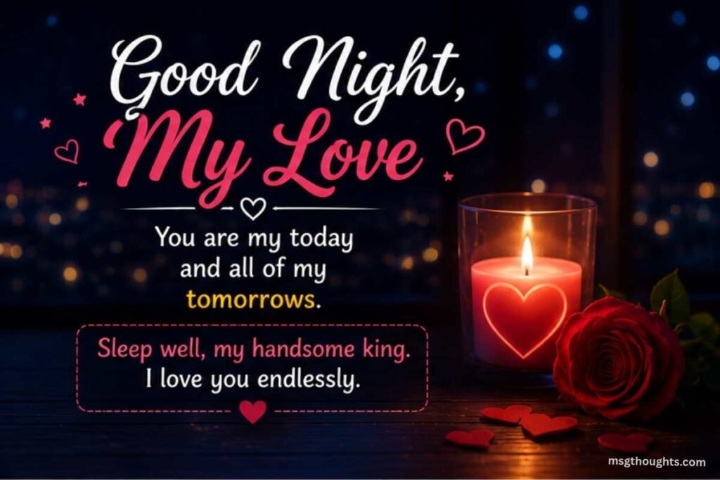Romantic Good Night Messages for Husband