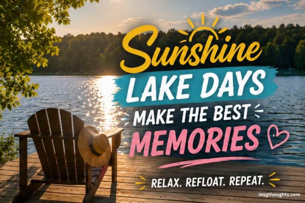 Summer Lake Instagram Captions
